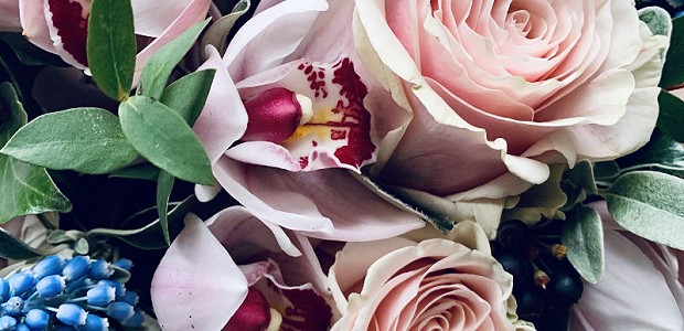 Lucie Mason Flowers Hat box flowers roses and orchids