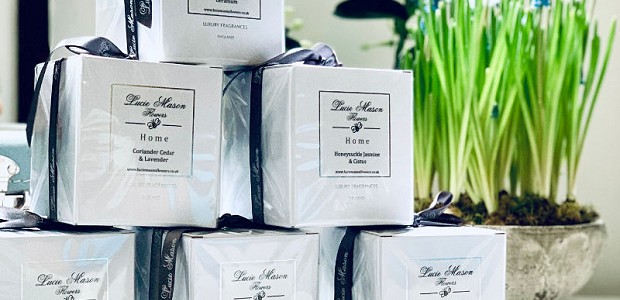 Lucie Mason Flowers luxury scented candles